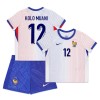 Maillot de Supporter France Kolo Muani 12 Extérieur Euro 2024 Pour Enfant